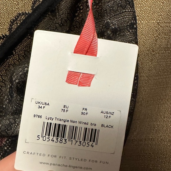 NWT Cleo by Panache Women's Lyzy Triangle Non-Wire Bra Size 34F - Picture 5 of 5
